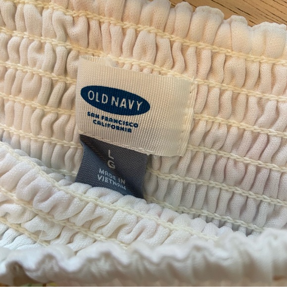 Old Navy Floral Smocked Strapless Maxi Dress Women’s Size Large - Picture 5 of 6